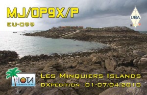 Front of our QSL-card